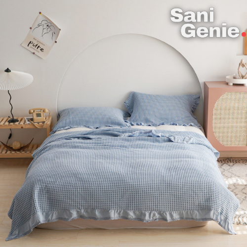 Waffle Plaid Blankets