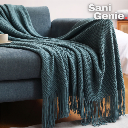 Grid Knitted Blankets